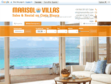 Tablet Screenshot of marisolvillas.com